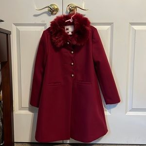 Janie and Jack Burgundy Dress Coat